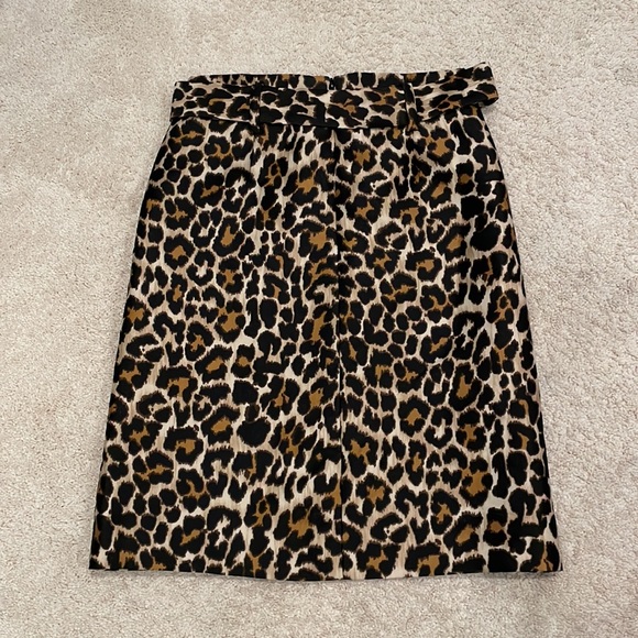J.Crew Leopard Pencil Skirt - Picture 5 of 8